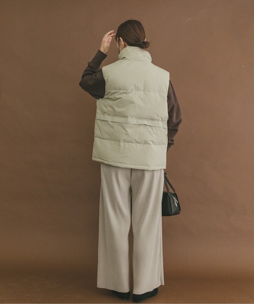 iI アイ ☆ アーバンリサーチ ダウンベスト ドロップショルダー レディース ITEMS URBANRESEARCH（アイテムズ アーバンリサーチ） ダウンベスト