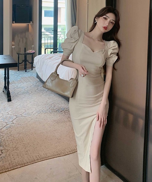 [LUGG NAGG] короткий рукав One-piece X-LARGE бежевый женский 