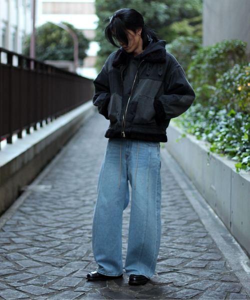 AVIREX ブルゾン アウター 「Belle LINE」DENIM B-3 JACKET