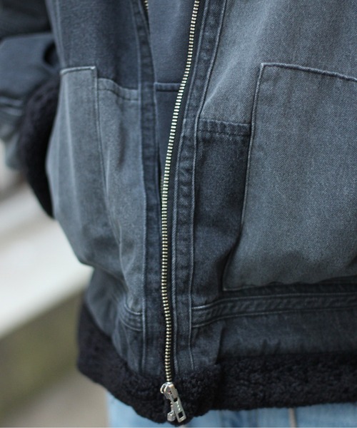 AVIREX ブルゾン アウター 「Belle LINE」DENIM B-3 JACKET