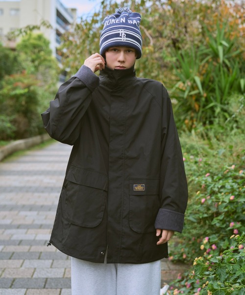 BROKEN BASE（ブロークンベース） ナイロンジャケット 襟切り替え