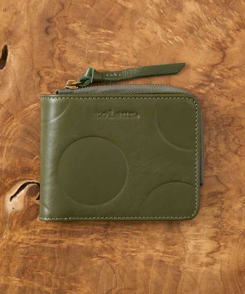 toleur 財布 「toleur」ランダムドット二つ折りウォレット 12018