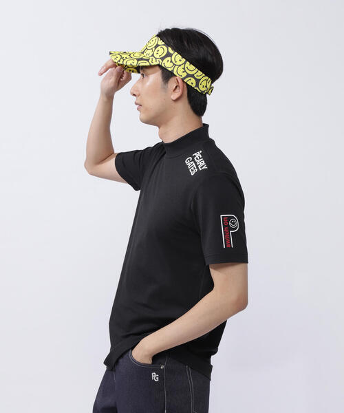 【新品未使用】PEARLY GATES ベア疑似メッシュ半袖ハイネックカットソー PEARLY GATES（パーリーゲイツ） tシャツ 「PEARLY GATES」ベア疑似