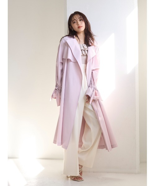 FRAY I.D（フレイ・アイディー） トレンチコート 0 ピンク レディース