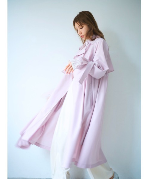 FRAY I.D（フレイ・アイディー） トレンチコート 0 ピンク レディース