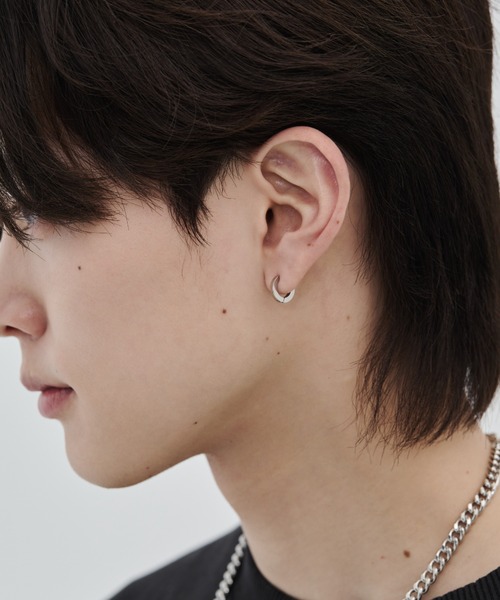 WYZ ピアス 「 金属アレルギー対応 」シンプルフープピアス サージカル