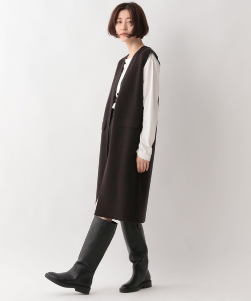 「A part by」 ニットカーディガン FREE ブラック レディース_画像3