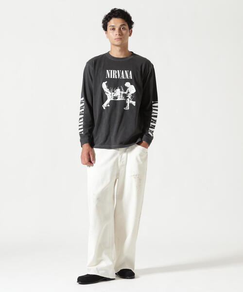 NIRVANA（MAMMUT） tシャツ NIRVANA/ニルヴァーナ/LIVE L/S TEE