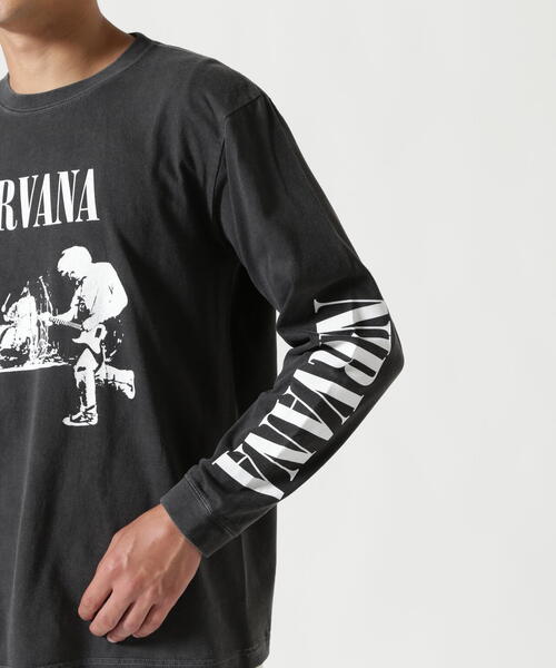 NIRVANA（MAMMUT） tシャツ NIRVANA/ニルヴァーナ/LIVE L/S TEE