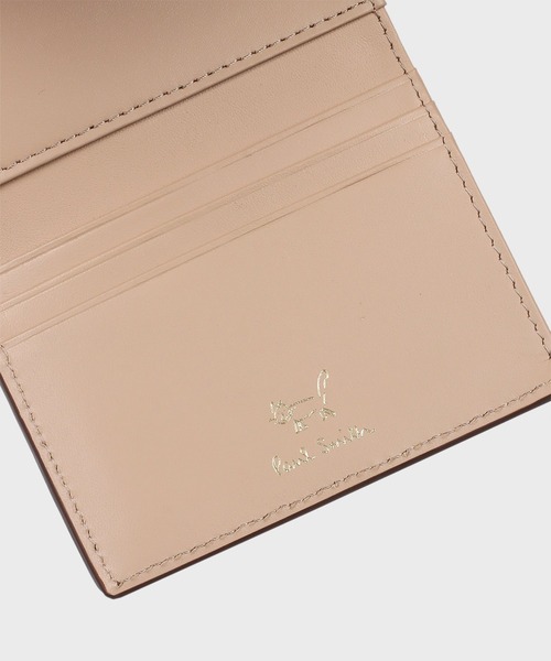 Paul Smith ポールスミス 3つ折り財布 ベージュ ミックスドゥードゥル Paul Smith ポール・スミス 折財布 ミックスドゥードゥルSS24 3