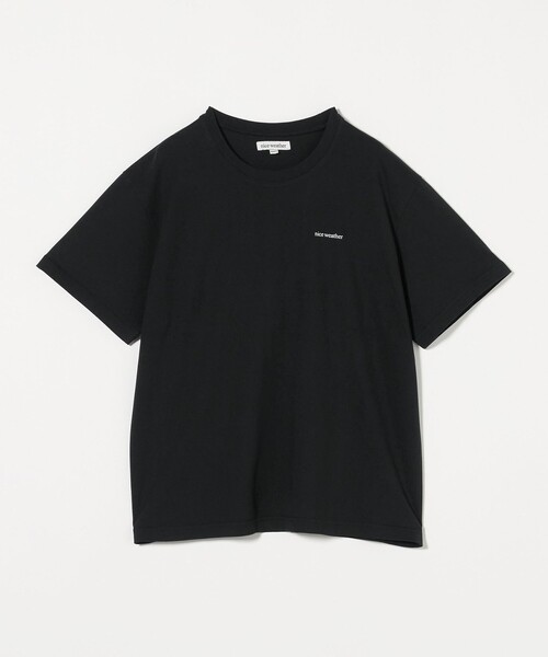【NICE WEATHER】TUBULAR T-SHIRT ロゴ Tシャツ 男女兼用 NICE WEATHER tシャツ 「NICE WEATHER」チューブラー Tシャツ