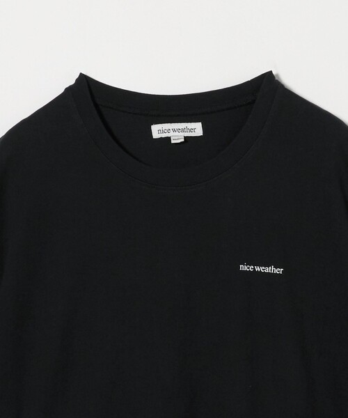 【NICE WEATHER】TUBULAR T-SHIRT ロゴ Tシャツ 男女兼用 NICE WEATHER tシャツ 「NICE WEATHER」ロゴ Tシャツ メンズ