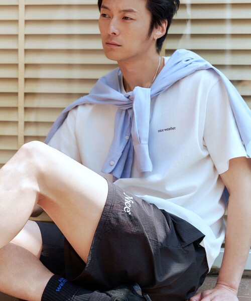 NICE WEATHER tシャツ 「NICE WEATHER」チューブラー Tシャツ