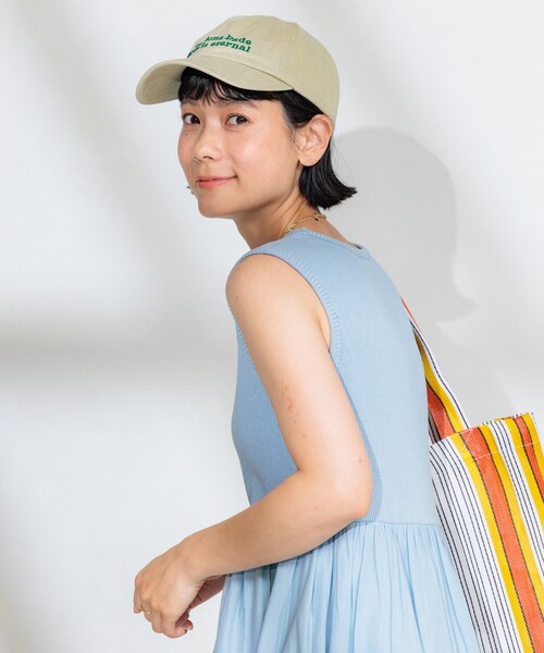 FREAK'S STORE ワンピース インド ノースリーブ異素材ドッキング