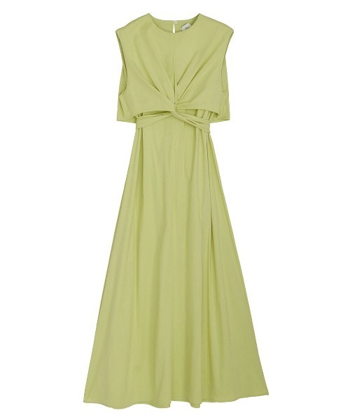 Ameri（アメリ） ワンピース MEDI WASHABLE WAIST ROLL DRESS