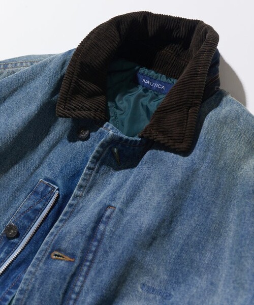 NAUTICA 「NAUTICA」 デニムジャケット LARGE ブラック メンズ