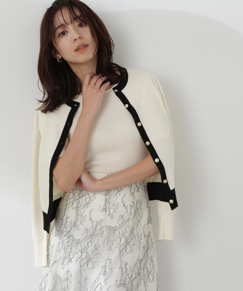 「NATURAL BEAUTY BASIC」 ニットアンサンブル FREE ブルー系その他6 レディース NATURAL BEAUTY BASIC 「NATURAL BASIC」 ニットアンサンブル