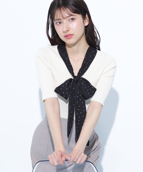 JILLSTUART❤︎大人綺麗めボウタイニット 楽天市場】ボウタイ（ブランドジルスチュアート）（ニット