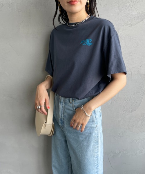 tシャツ 「THE SHINZONE/ザ シンゾーン」 MENINOS DA PRAIA バックプリントTシャツ レディース THE SHINZONE tシャツ 「THE SHINZONE/ザ シンゾーン」 MENINOS