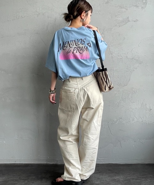 tシャツ 「THE SHINZONE/ザ シンゾーン」 MENINOS DA PRAIA バックプリントTシャツ レディース THE SHINZONE tシャツ 「THE SHINZONE/ザ シンゾーン」 MENINOS
