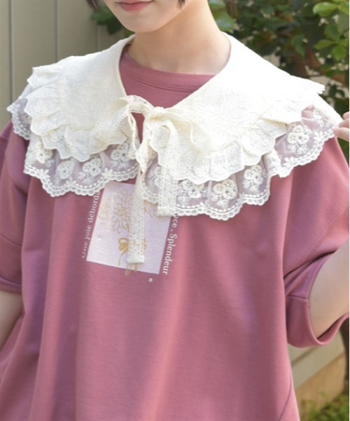 axes femme焦茶フリルレース付ジャケットusedリボンL CI81X04S_L.jpg