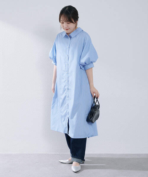 continuer de NICE CLAUP ワンピース 後ろレースアップAライン