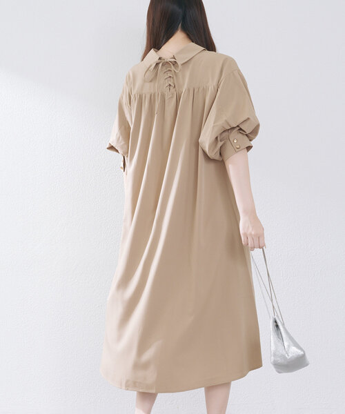 continuer de NICE CLAUP ワンピース 後ろレースアップAライン