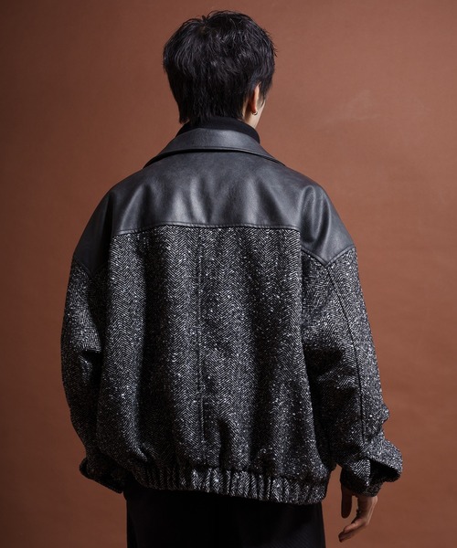 「epnok」 ブルゾン MEDIUM ブラック メンズ_画像4