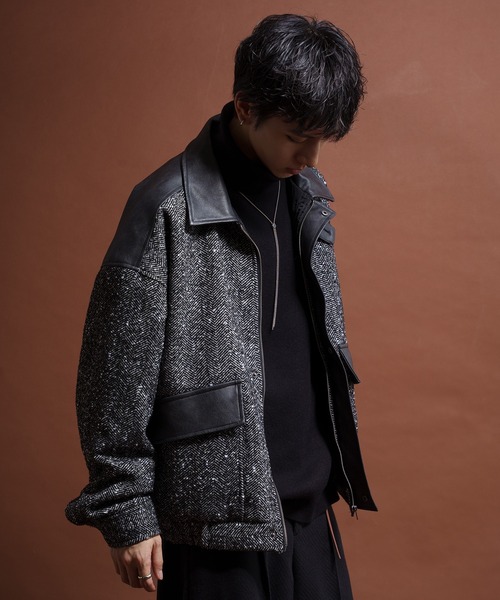 「epnok」 ブルゾン MEDIUM ブラック メンズ_画像5