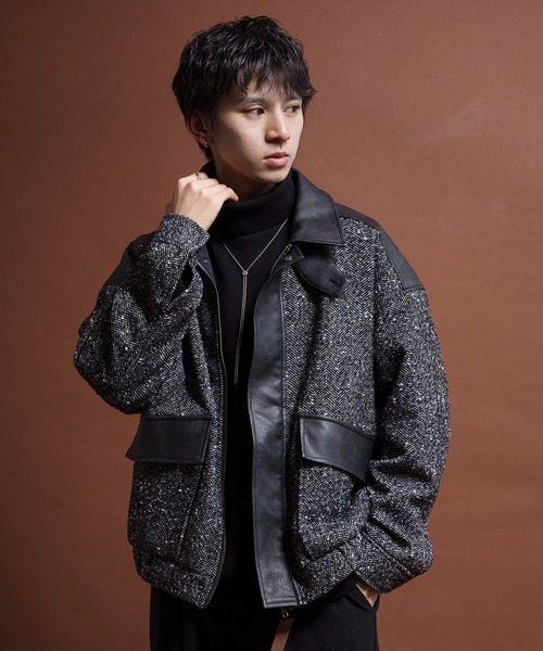 「epnok」 ブルゾン MEDIUM ブラック メンズ_画像6