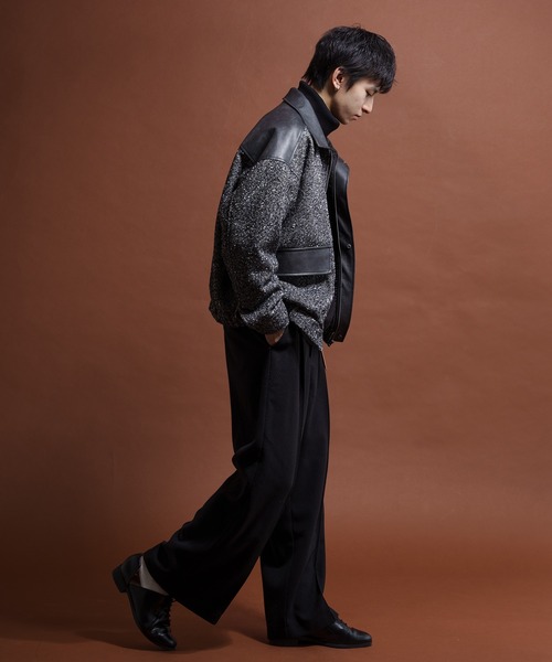 「epnok」 ブルゾン MEDIUM ブラック メンズ_画像7