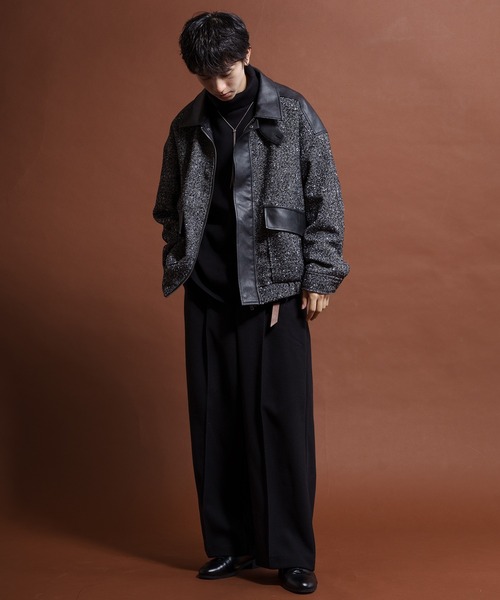 「epnok」 ブルゾン MEDIUM ブラック メンズ_画像8