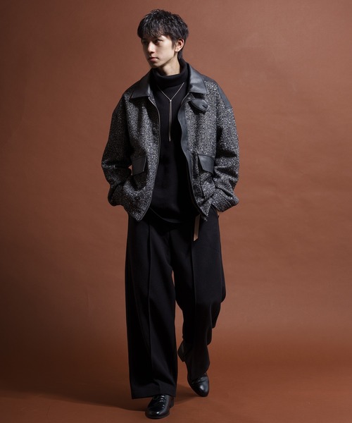 「epnok」 ブルゾン MEDIUM ブラック メンズ_画像9