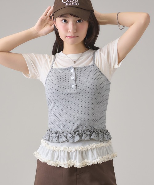 apres jour mignon（アプレジュールミニョン） tシャツ フリル