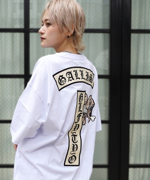 GALFY（ガルフィー） tシャツ 「別注」GA×GALFY-クロスガリノハーツTee