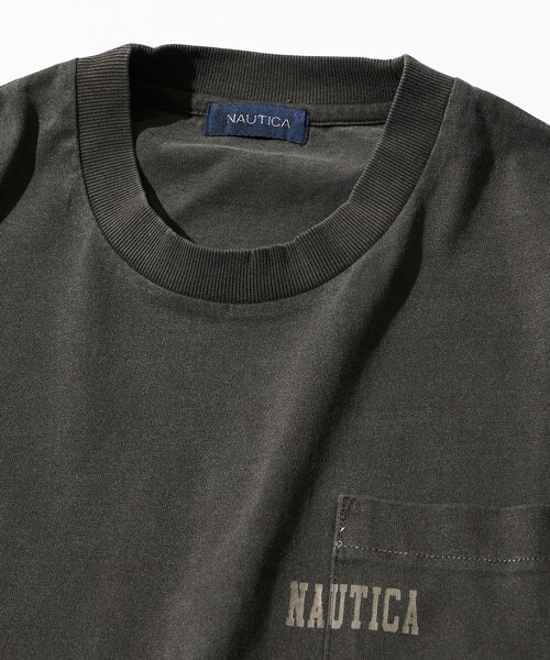 「NAUTICA」 長(zhǎng)袖Tシャツ SMALL ブラウン メンズ