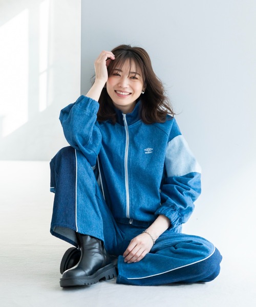 umbro（アンブロ） デニムジャケット gジャン レディース : ZOZOTOWN