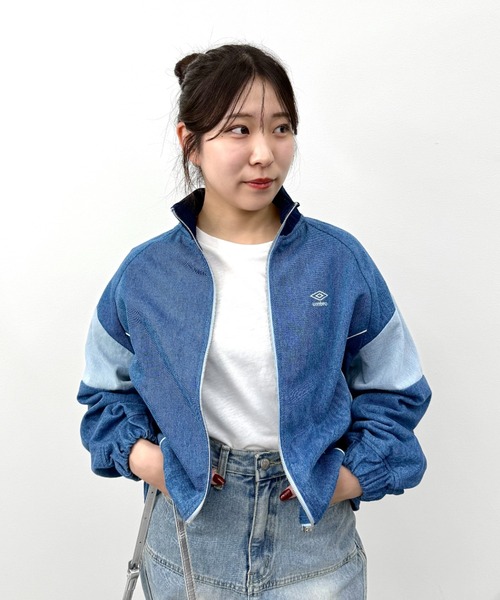 umbro（アンブロ） uvカット デニムジャケット gジャン レディース