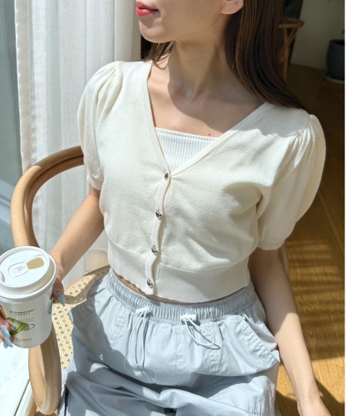 「OLIVE des OLIVE」 ボレロ FREE ブラック レディース_画像4