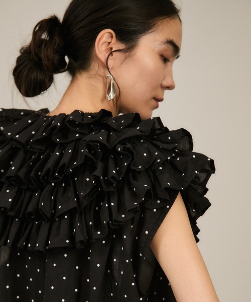SALON adam et rope' ブラウス シャツ 「crinkle crinkle