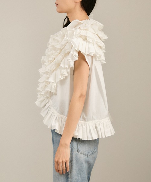 SALON adam et rope' ブラウス シャツ 「crinkle crinkle