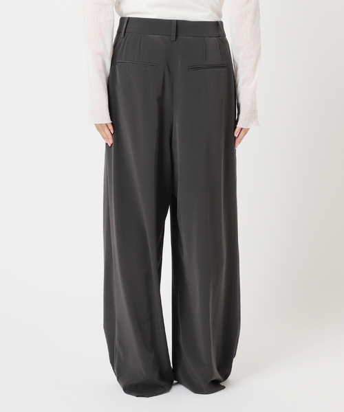 plage スラックス パンツ FLUID TUCK TROUSERS レディース