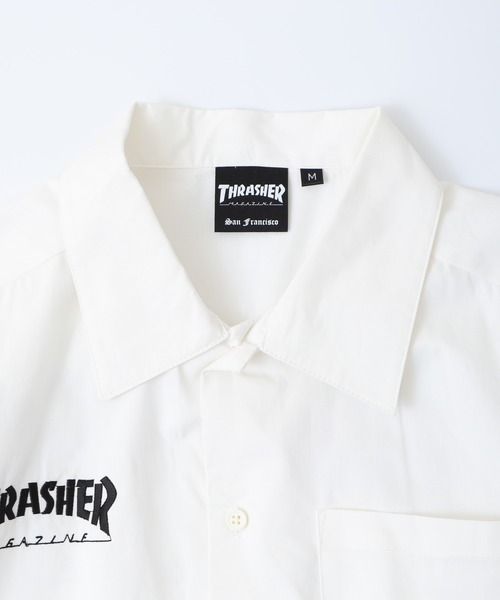 THRASHER（スラッシャー） シャツ 半袖 バックプリント 半袖 ワーク