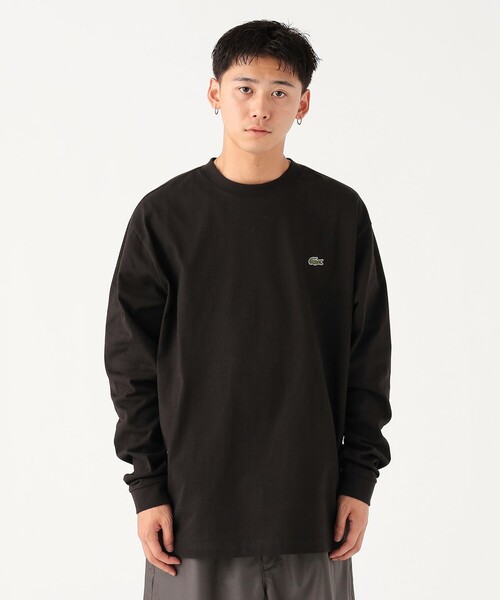 BEAMS（ビームス） tシャツ 「別注」LACOSTE / トーナルロゴ Tシャツ