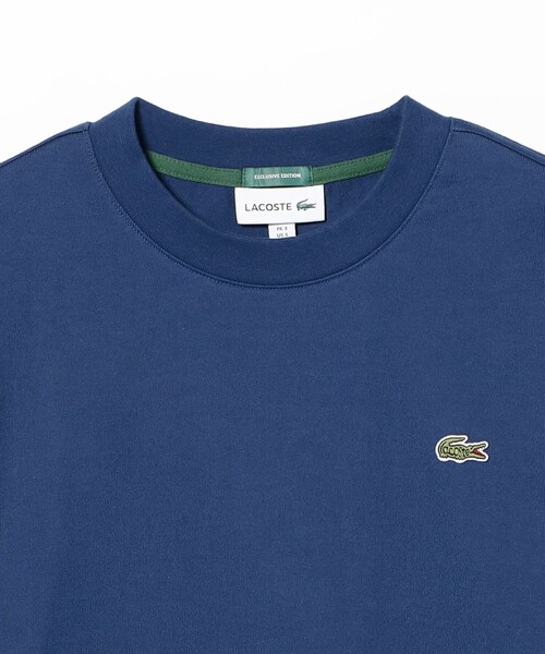 BEAMS（ビームス） tシャツ 「別注」LACOSTE / トーナルロゴ Tシャツ