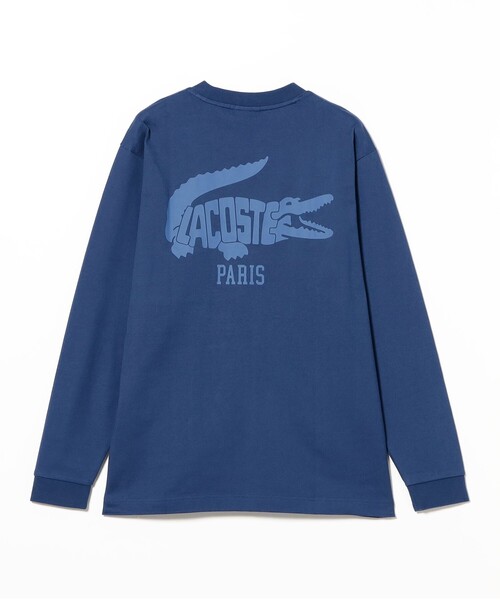 BEAMS[別注]LACOSTE / トーナルロゴ ロングスリーブTシャツ M BEAMS（ビームス）【別注】LACOSTE / トーナルロゴ ロング