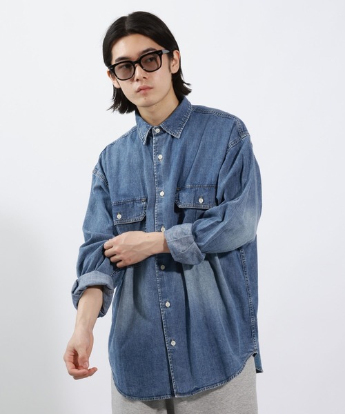 BAYFLOW シャツ ライトデニムシャツ メンズ : ZOZOTOWN Yahoo!店