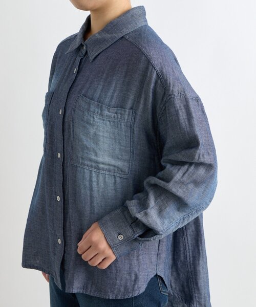 un dix cors ブラウス シャツ 「綿100％・程よい透け感