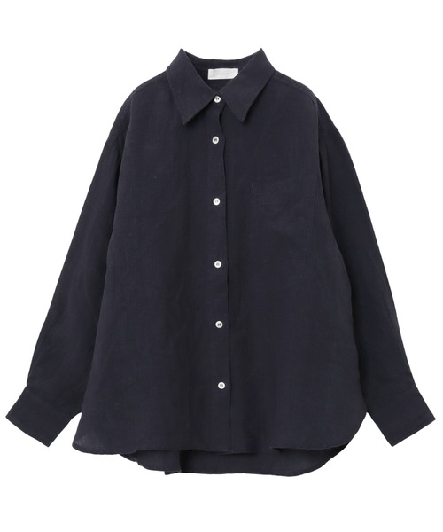 「evernavy」 長袖シャツ L ホワイト レディース