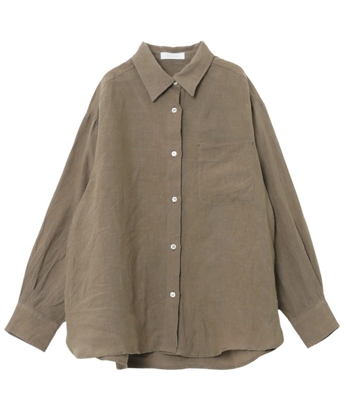 「evernavy」 長袖シャツ L ホワイト レディース
